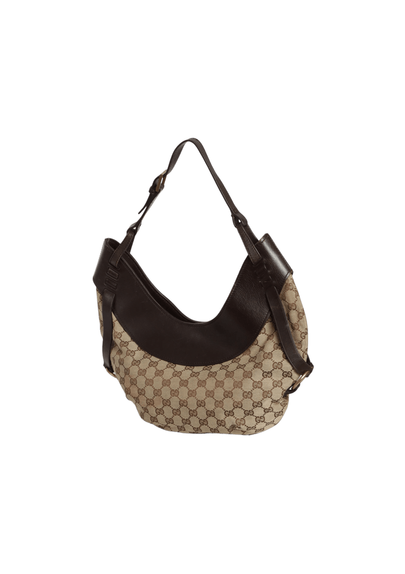 GG CANVAS CRESCENT HOBO