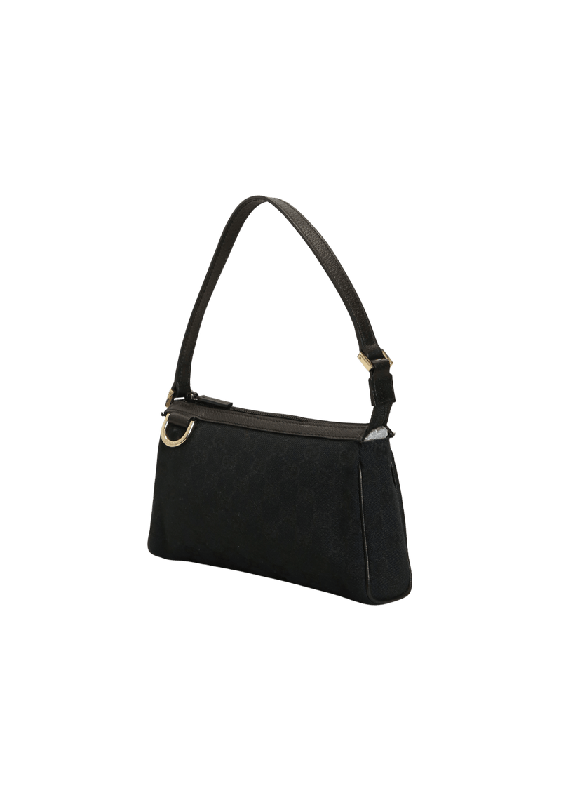 GG CANVAS D-RING POCHETTE