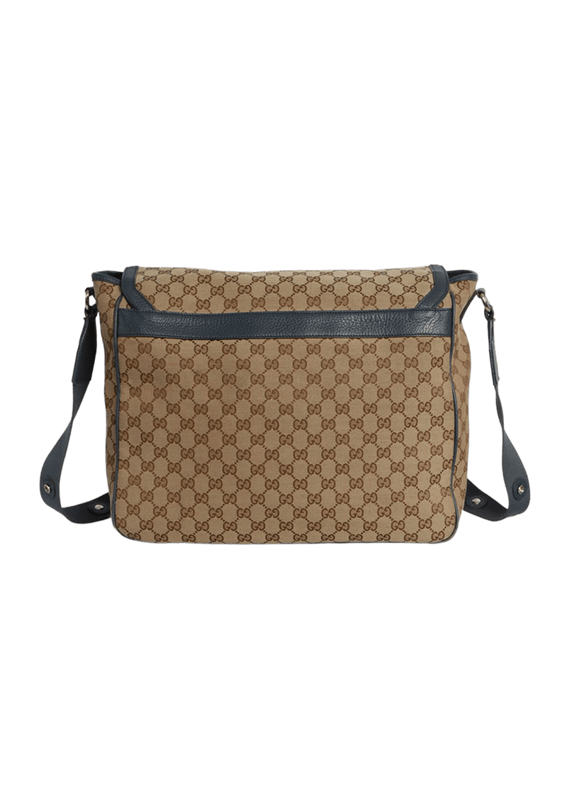 GG CANVAS DIAPER BAG