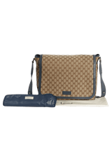 GG CANVAS DIAPER BAG