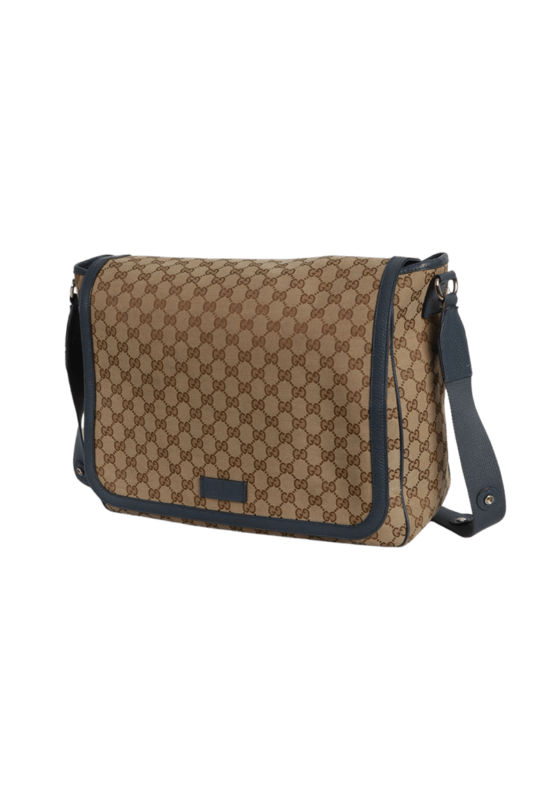 GG CANVAS DIAPER BAG