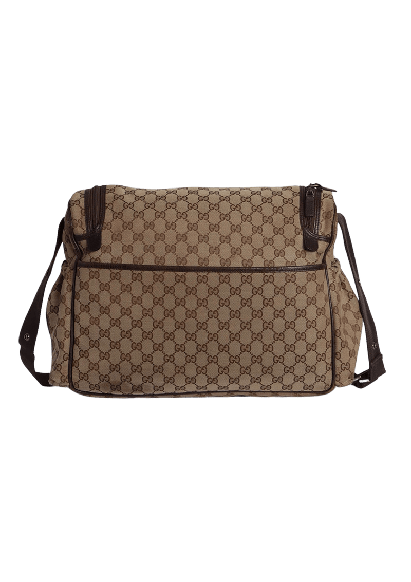 GG CANVAS DIAPER BAG