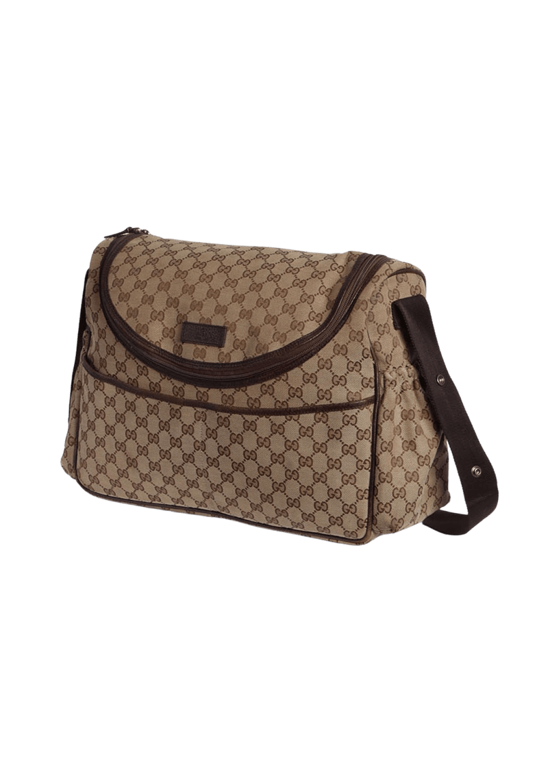 GG CANVAS DIAPER BAG