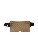 GG CANVAS DOUBLE BELT BAG