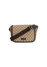GG CANVAS FLAP MESSENGER BAG