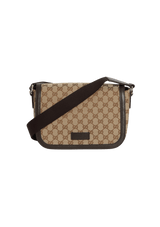 GG CANVAS FLAP MESSENGER BAG