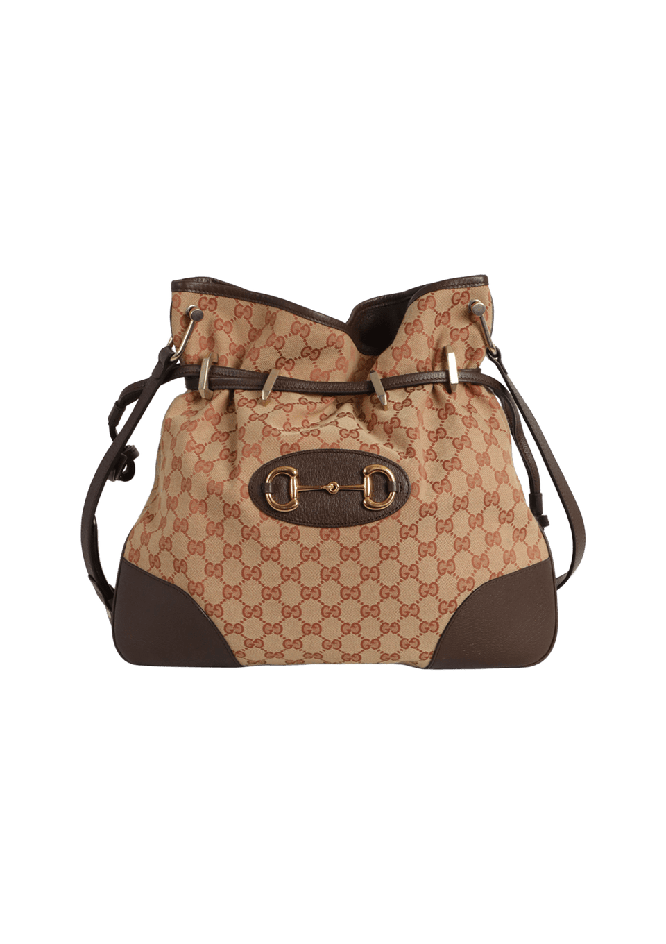 BOLSA GUCCI GG CANVAS HORSEBIT 1955 MESSENGER BAG BEGE ORIGINAL