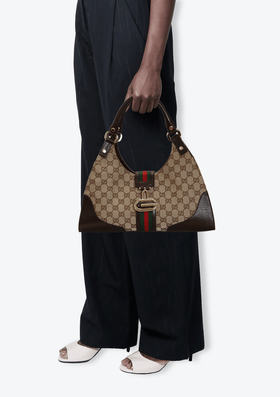 BOLSA GUCCI GG CANVAS JUNCO BAG MARROM ORIGINAL – Gringa