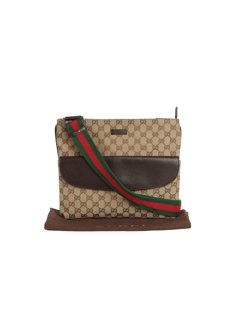 GG CANVAS MESSENGER BAG