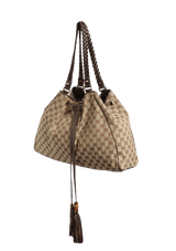 GG CANVAS PEGGY TASSEL TOTE