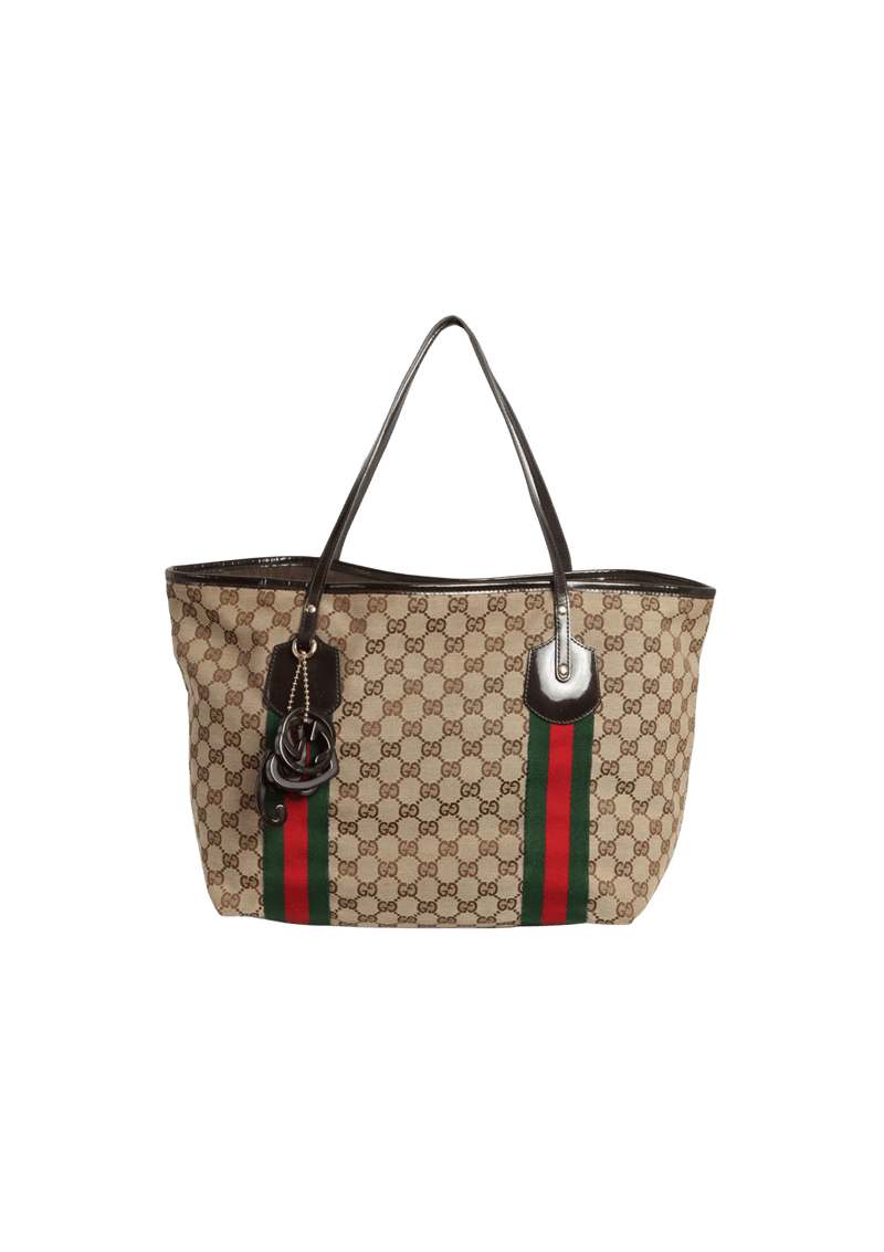 GG CANVAS WEB JOLIE TOTE