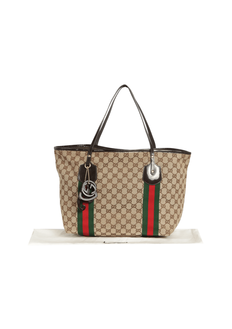 GG CANVAS WEB JOLIE TOTE