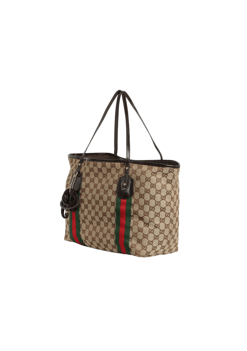 GG CANVAS WEB JOLIE TOTE