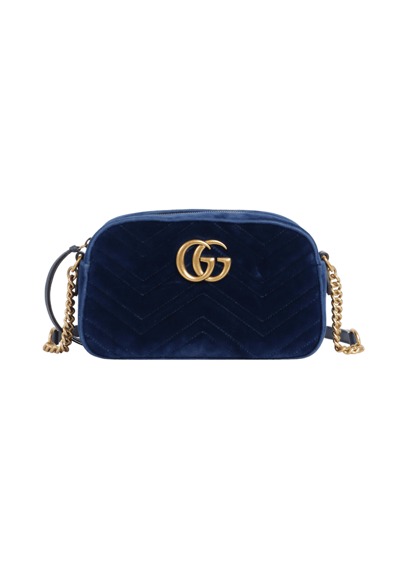 GG MARMONT CAMERA BAG VELVET SMALL