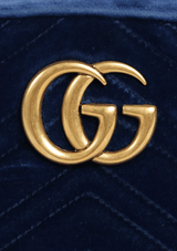 GG MARMONT CAMERA BAG VELVET SMALL