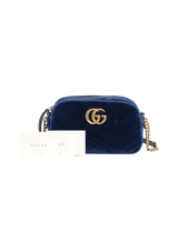 GG MARMONT CAMERA BAG VELVET SMALL