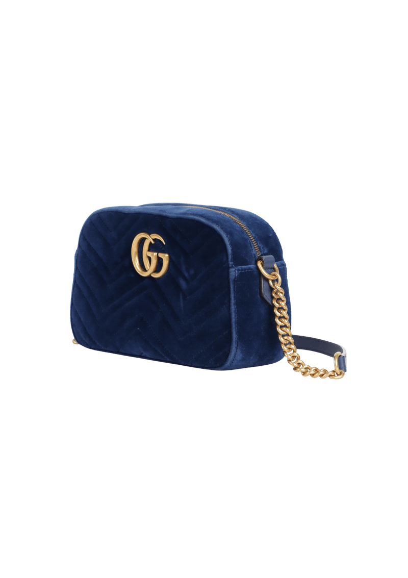 GG MARMONT CAMERA BAG VELVET SMALL