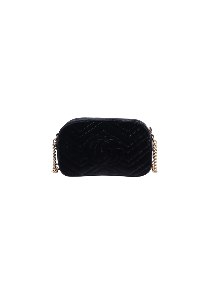 GG MARMONT CAMERA BAG VELVET SMALL