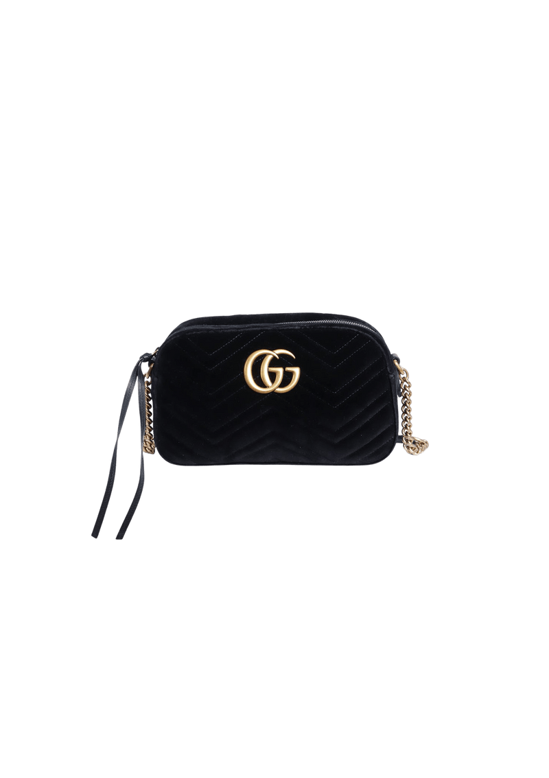 GG MARMONT CAMERA BAG VELVET SMALL