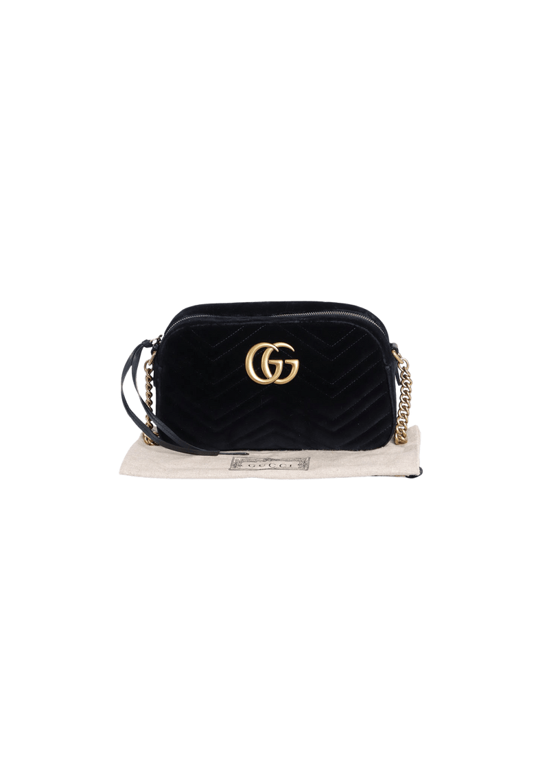 GG MARMONT CAMERA BAG VELVET SMALL