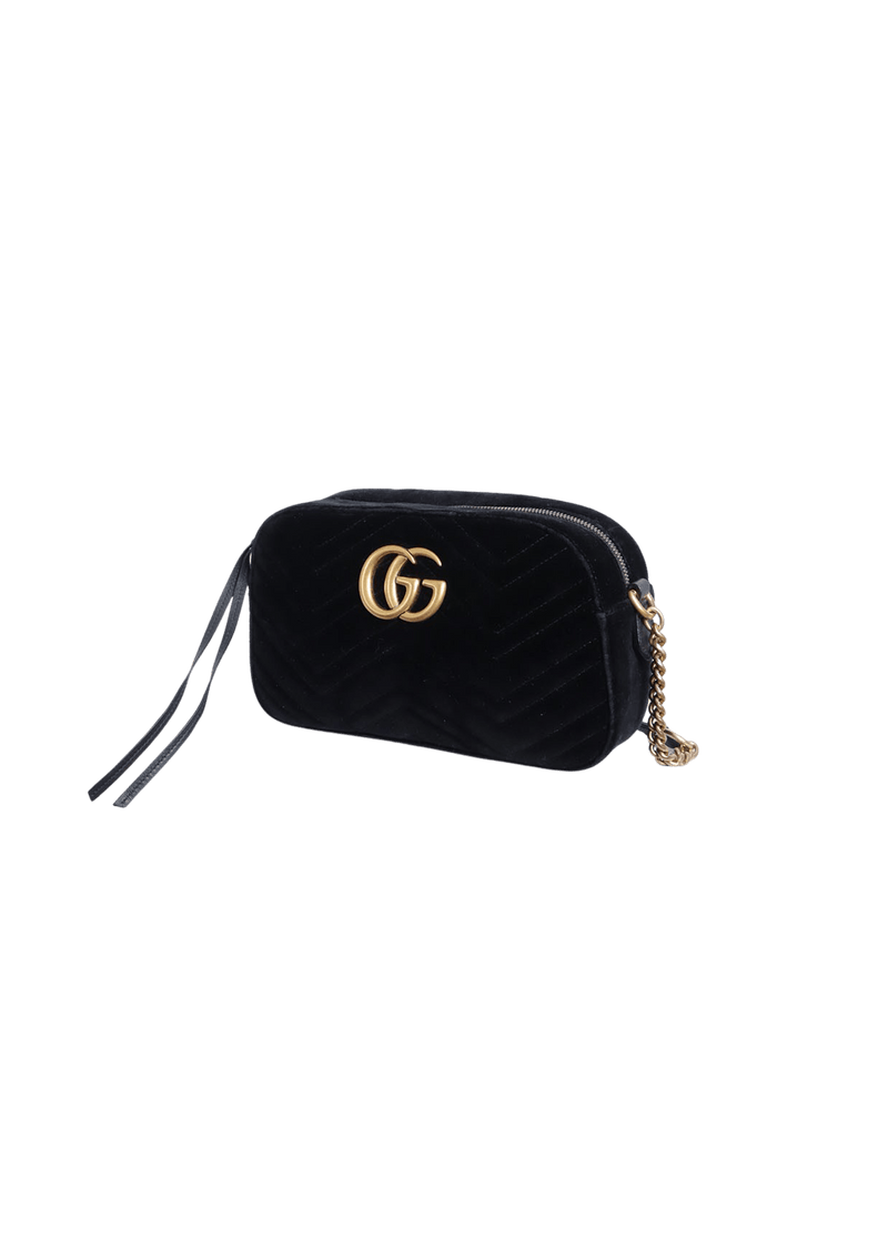 GG MARMONT CAMERA BAG VELVET SMALL