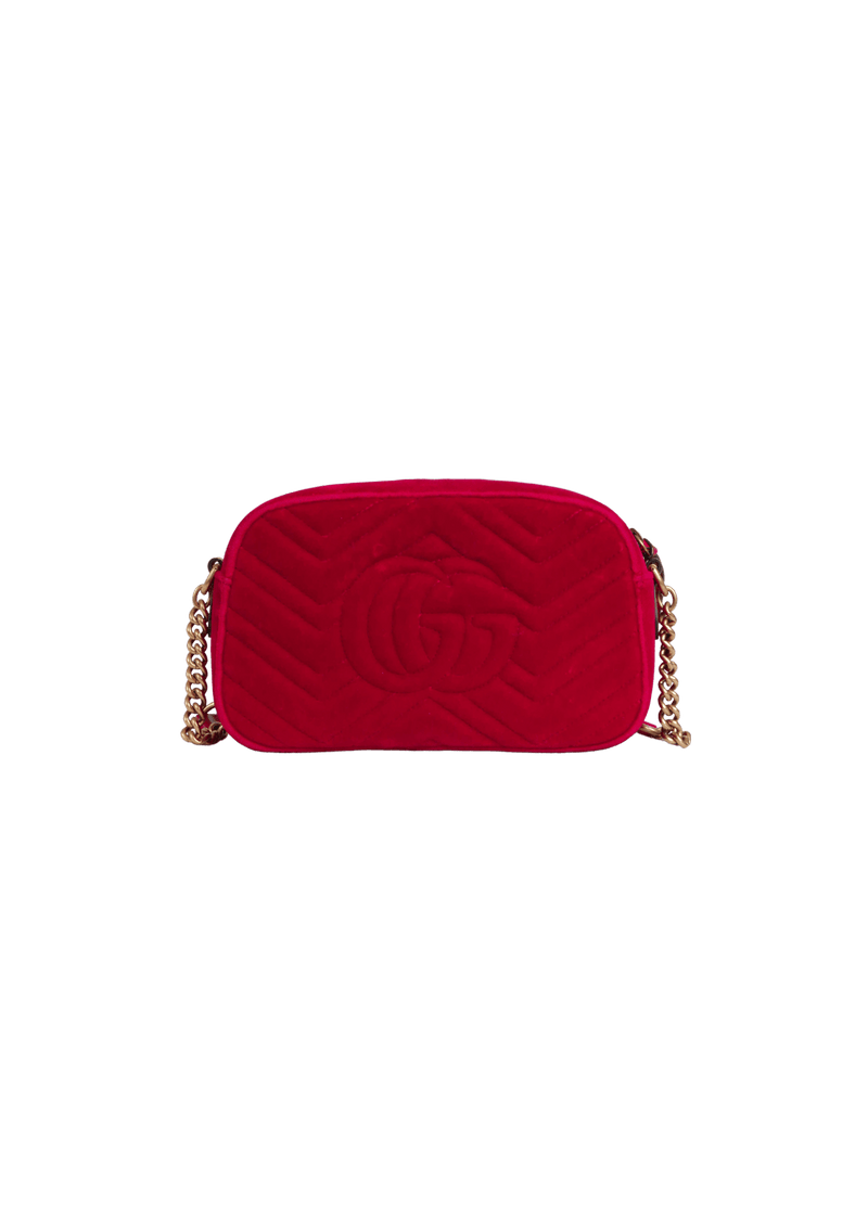 GG MARMONT CAMERA BAG VELVET SMALL