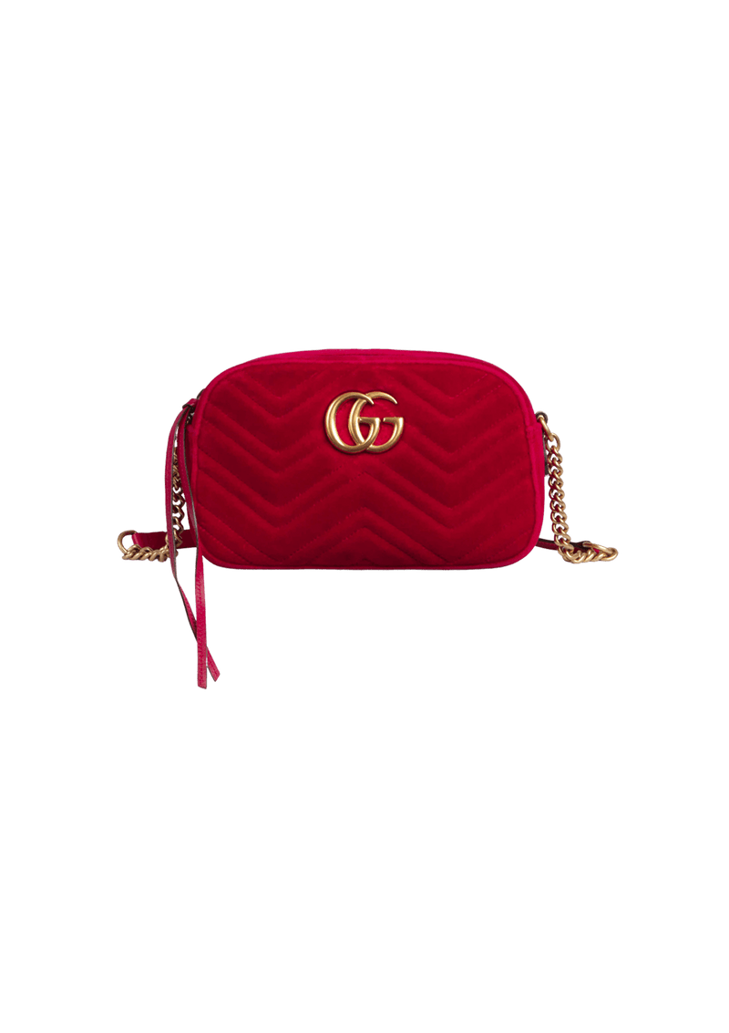 GG MARMONT CAMERA BAG VELVET SMALL