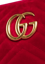 GG MARMONT CAMERA BAG VELVET SMALL