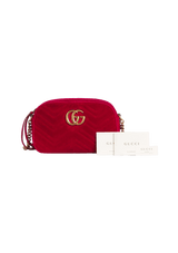 GG MARMONT CAMERA BAG VELVET SMALL