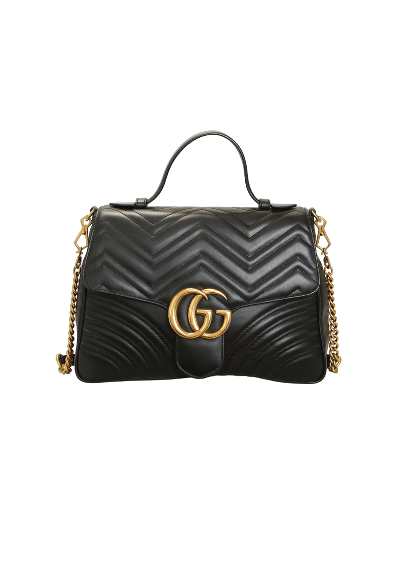 GG MARMONT MEDIUM TOP HANDLE BAG