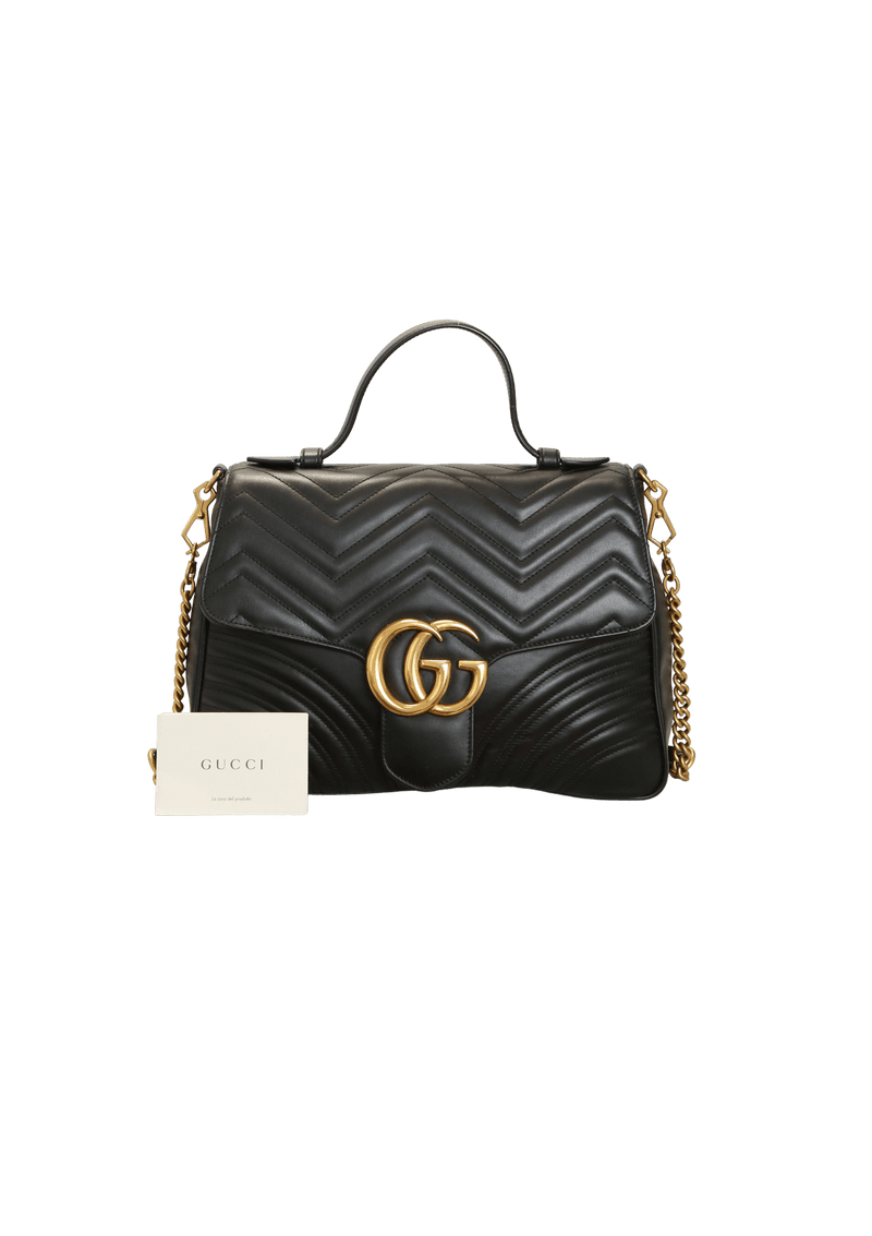 GG MARMONT MEDIUM TOP HANDLE BAG