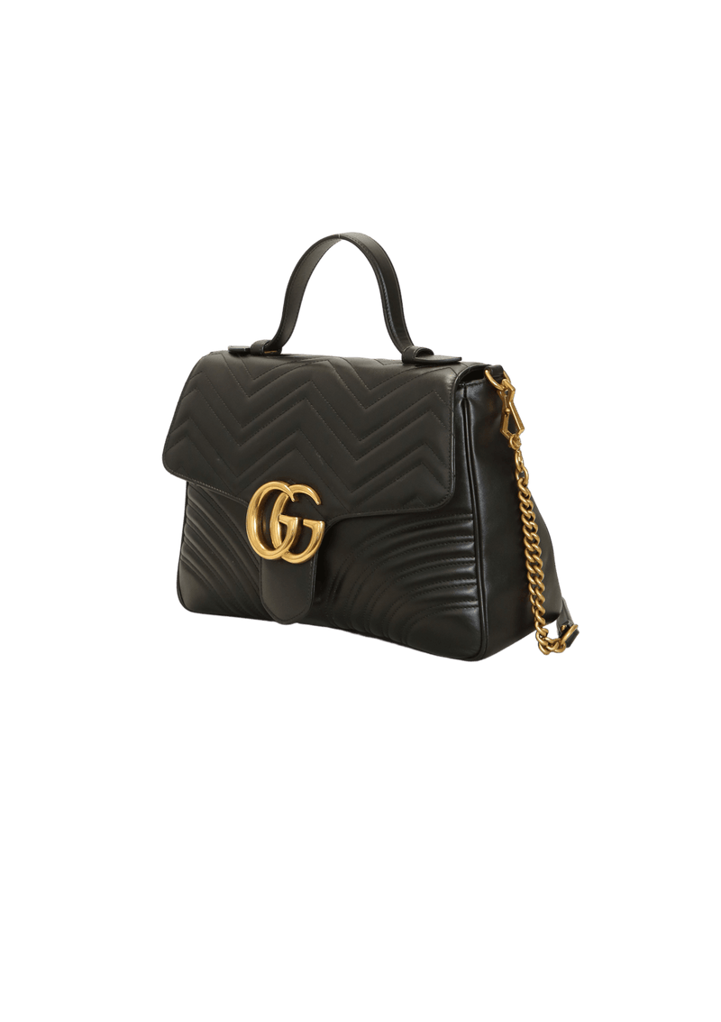 GG MARMONT MEDIUM TOP HANDLE BAG