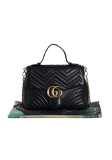 GG MARMONT MEDIUM TOP HANDLE BAG