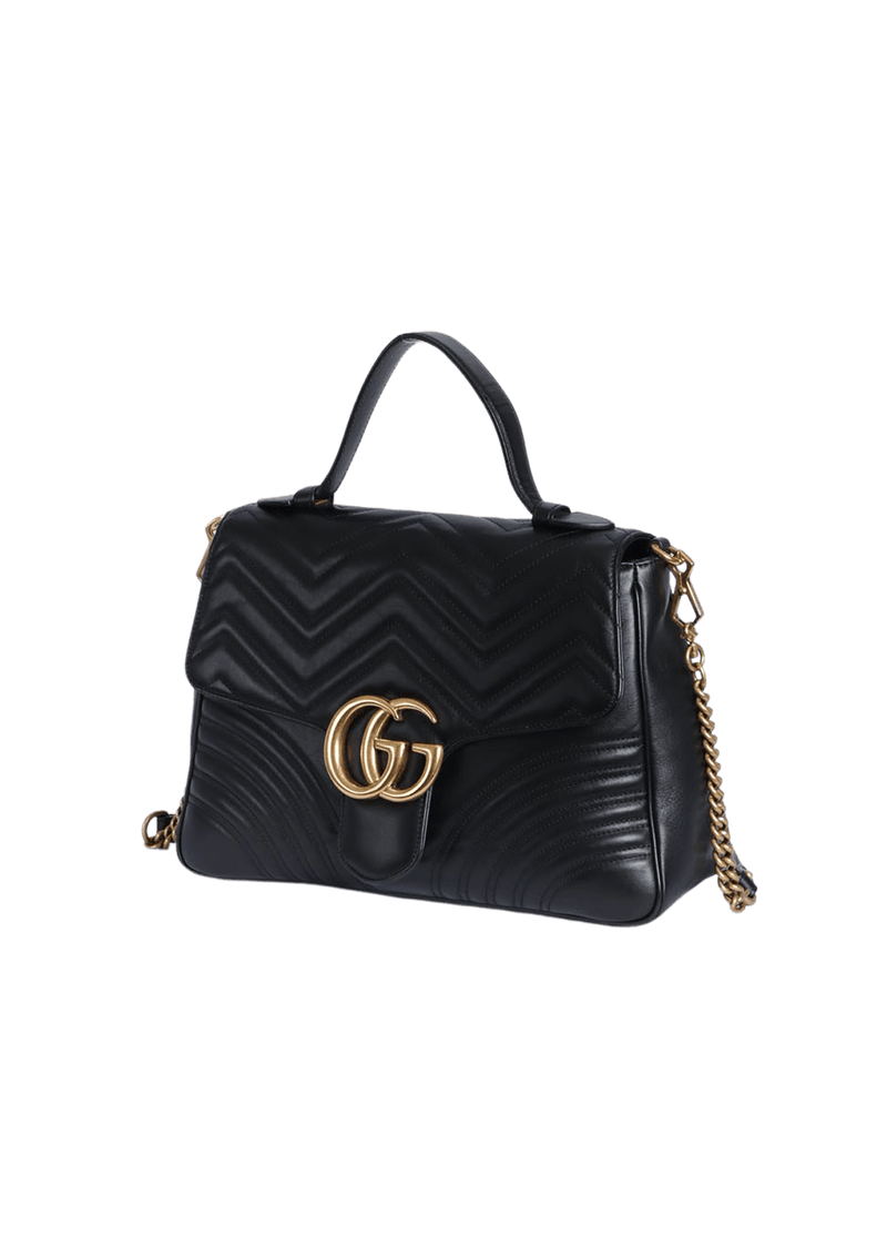 GG MARMONT MEDIUM TOP HANDLE BAG