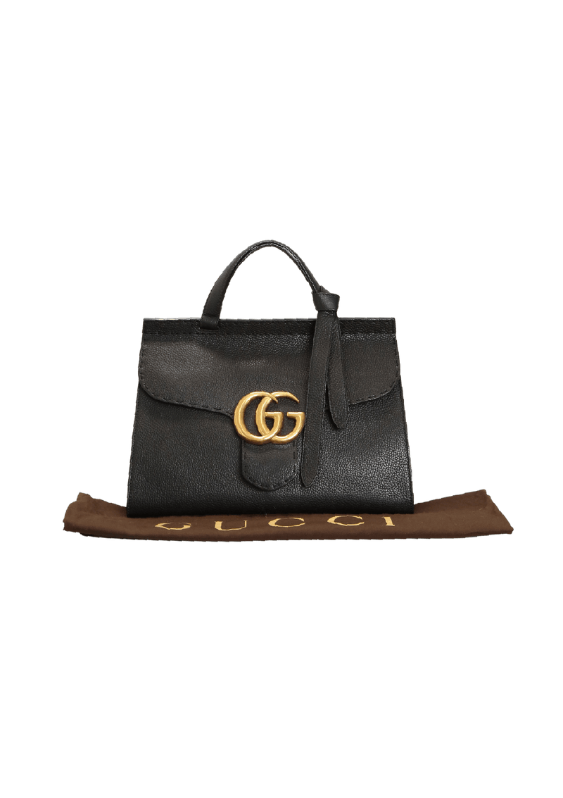 GG MARMONT SMALL TOP HANDLE BAG