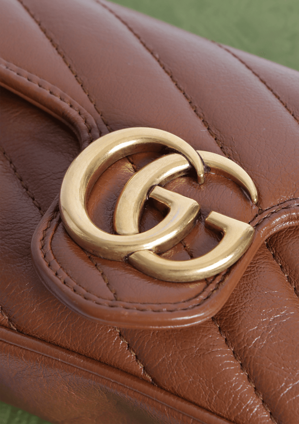 BOLSA GUCCI GG MARMONT SUPER MINI MARROM ORIGINAL – Gringa