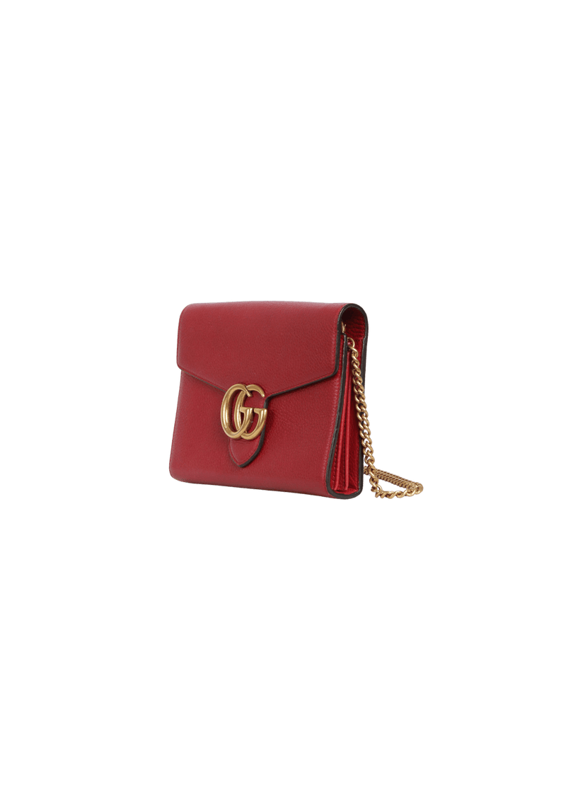 GG MARMONT WALLET ON CHAIN