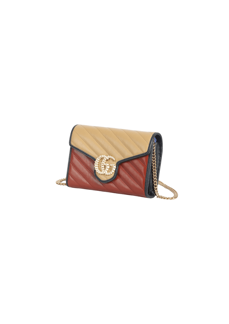 GG MARMONT WALLET ON CHAIN