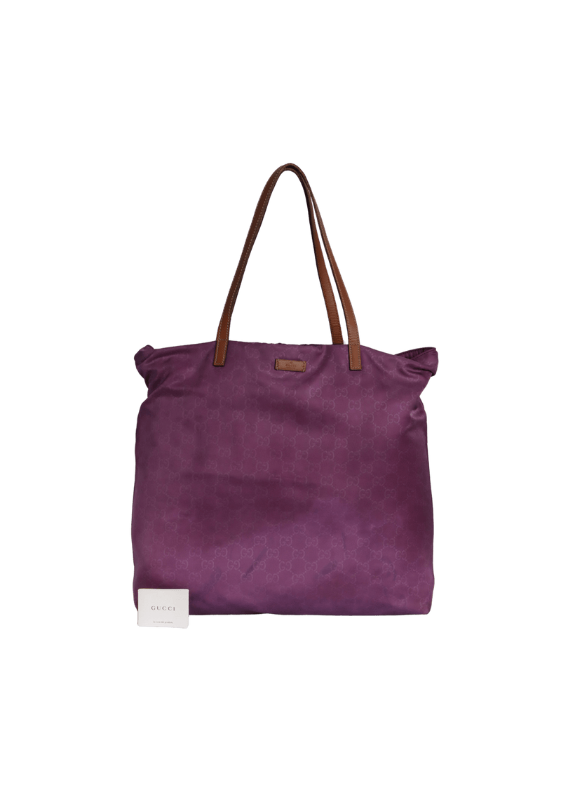 GG NYLON SHOPPER TOTE