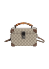 GG SUPREME BAMBOO GLOBE-TROTTER VANITY CASE