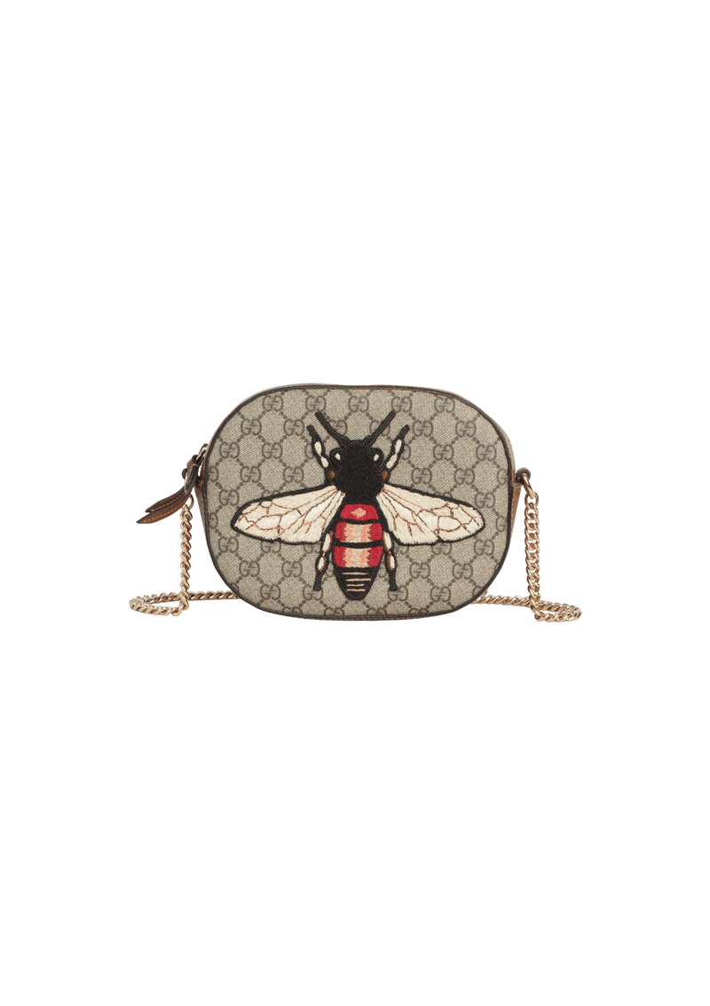 GG SUPREME BEE MINI CHAIN BAG