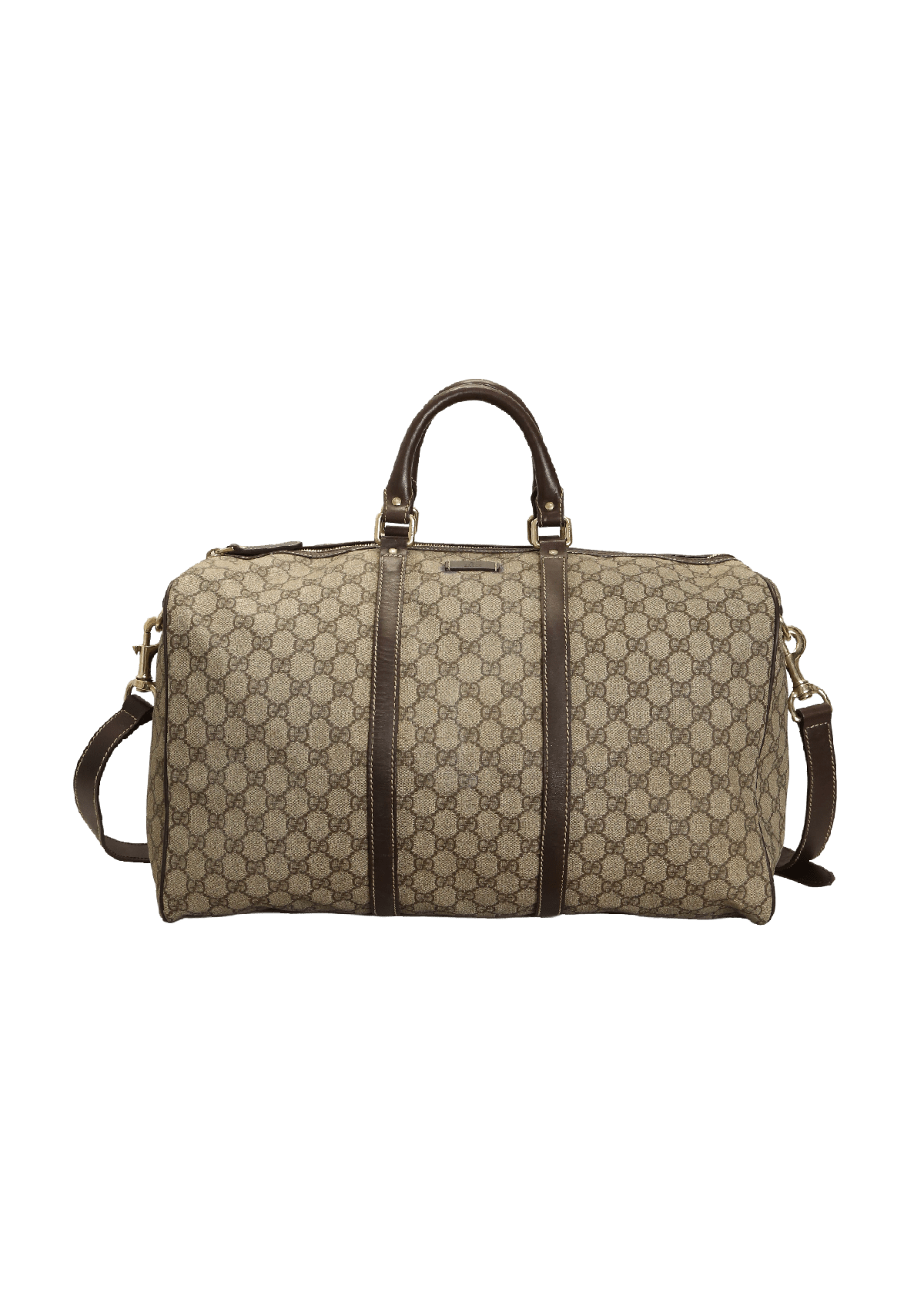 BOLSA GUCCI GG SUPREME CARRYALL MEDIUM DUFFLE BAG BEGE ORIGINAL
