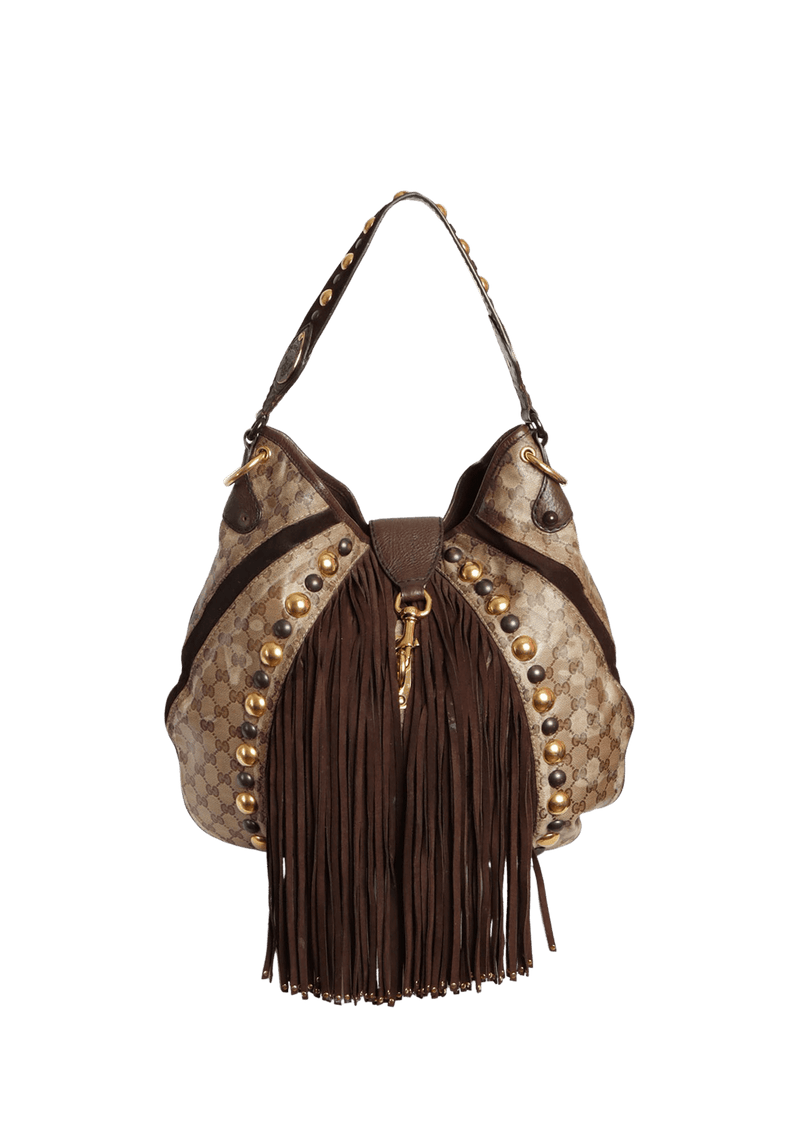 GG SUPREME FRINGE BABOUSKA HOBO