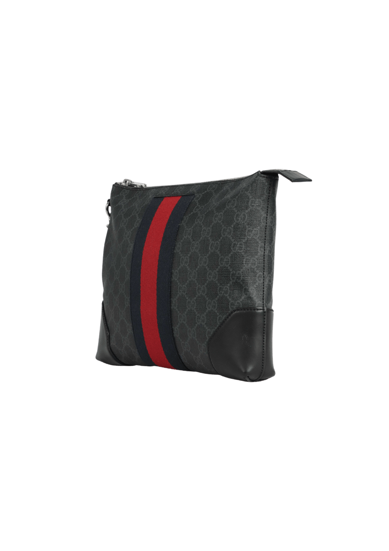 Gucci supreme clearance web pouch