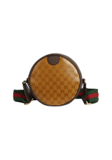 GUCCI X ADIDAS GG SUPREME OPHIDIA MINI ROUND BAG