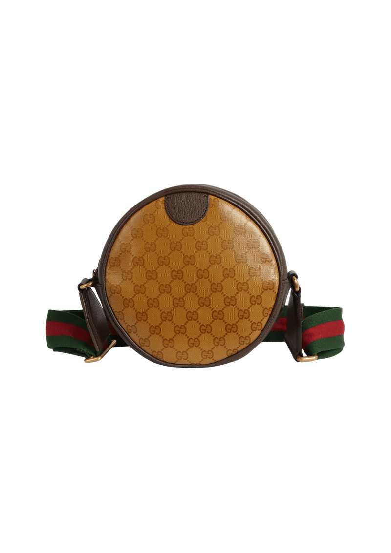 GUCCI X ADIDAS GG SUPREME OPHIDIA MINI ROUND BAG