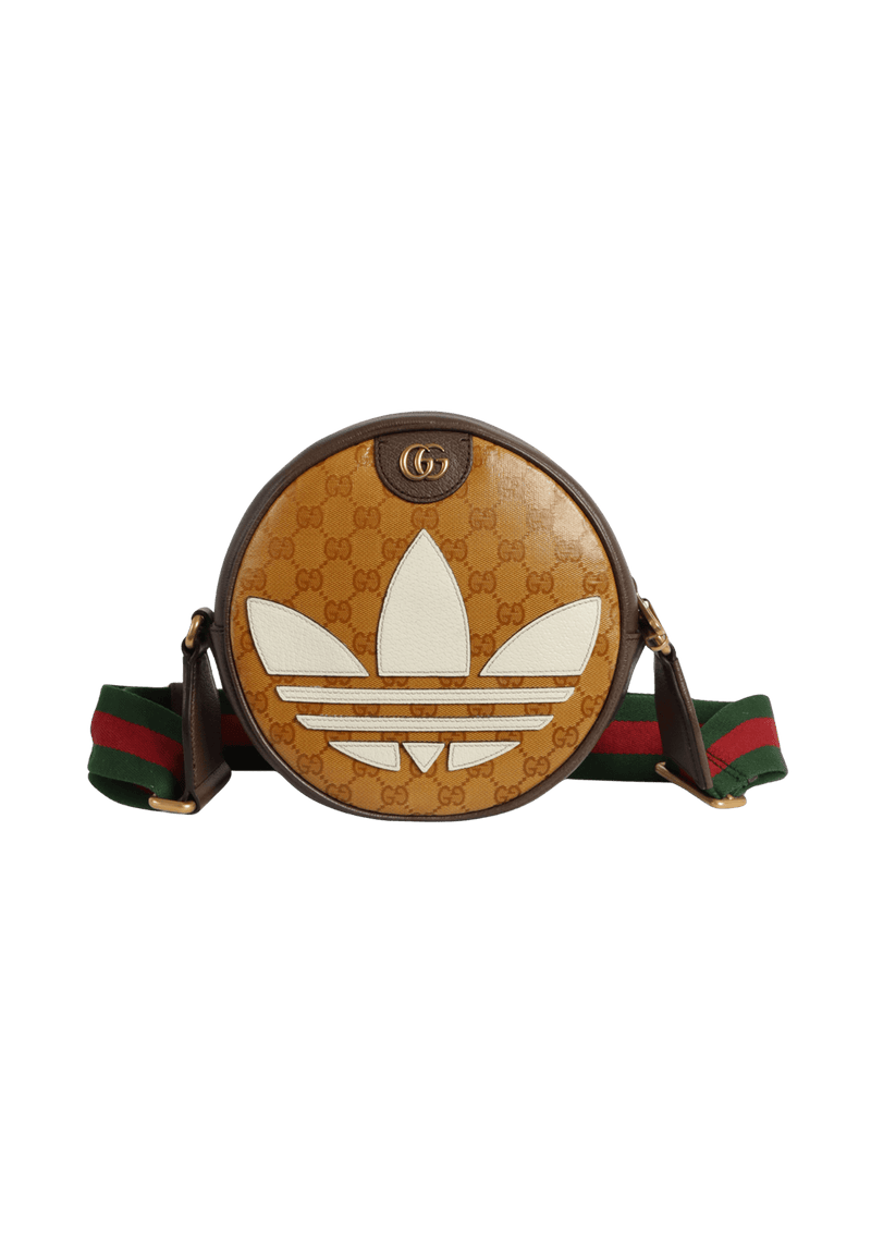 GUCCI X ADIDAS GG SUPREME OPHIDIA MINI ROUND BAG