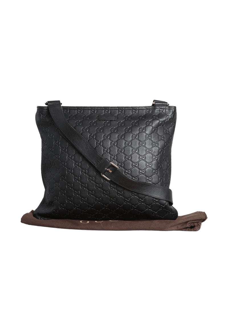 GUCCISSIMA FLAT MESSENGER BAG