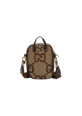 JUMBO GG DOUBLE ZIP MESSENGER