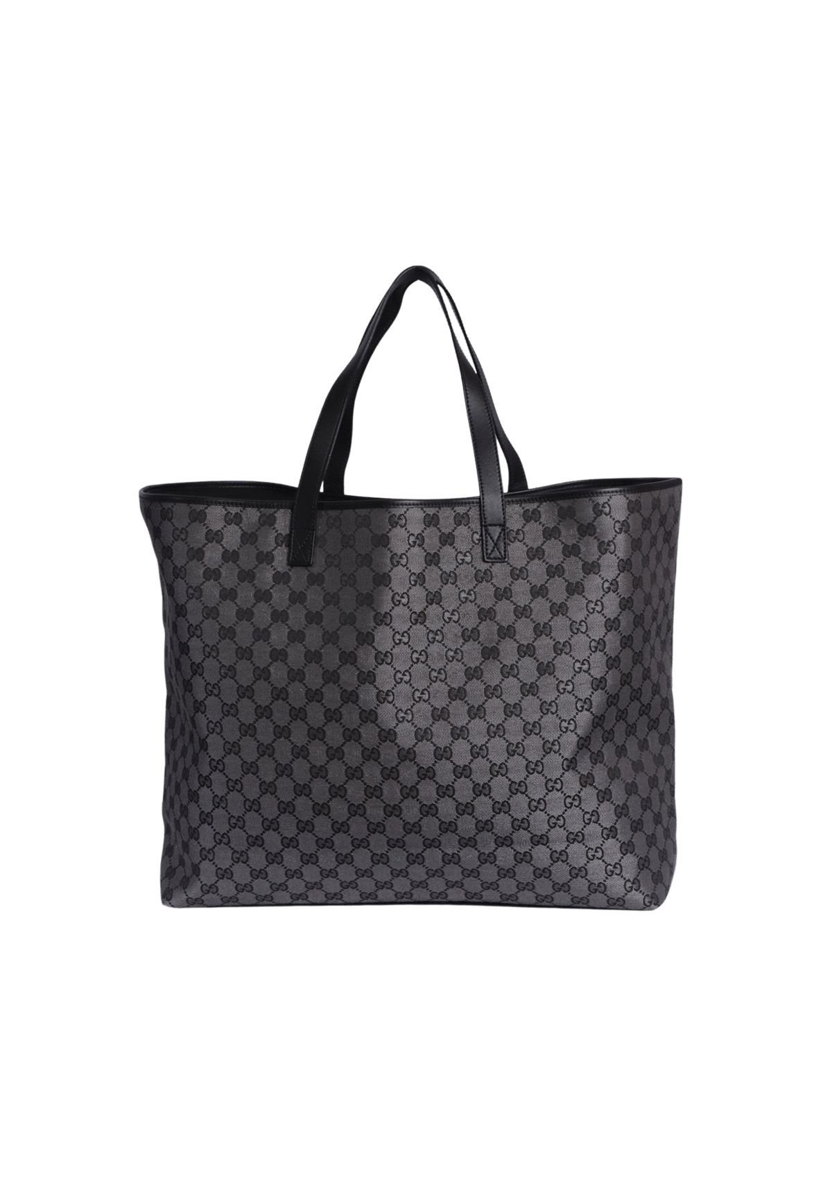 BOLSA GUCCI LARGE GG CANVAS TOTE BAG CINZA ORIGINAL – Gringa